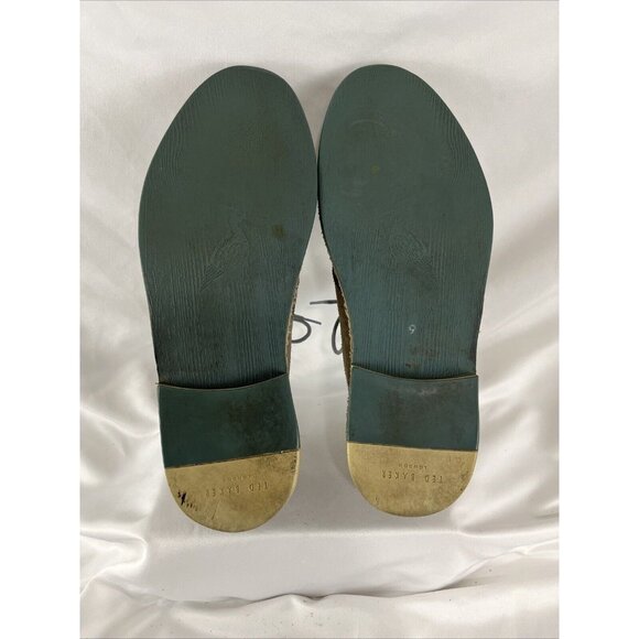 Ted Baker Chock Cream Suede Chukka Boots Mens Size 9 Preppy Fall - Picture 8 of 9